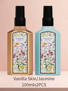 PEACH JO+ 100ml 茉莉、栀子花、铃兰花香喷雾，衣物除臭喷雾，适合母亲节、情人节、圣诞节