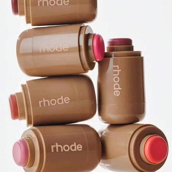 Nuevo producto de Haileyskin - Rubor en barra de polvo con doble uso para labios y mejillas, con diseño de cerdo/pecas