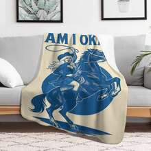 Megan Music Flannel Throw Blanket – Soft, Lightweight, All-Season Decorative Blanket For Couch Or Sofa With Vintage Pop Art Design, Machine Washable - Nhiều màu - Xem 5