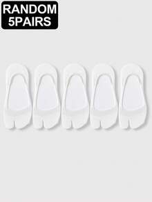 1/5 Pairs Summer Breathable Cotton Thin Toe Separator Invisible Non-Slip Women Ankle Socks