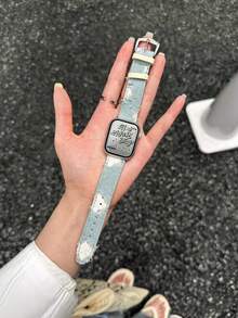 1 pieza Compatible con la correa del Vintage, correa de cuero vaquero rasgado y desgastado para hombre y mujer, compatible con Apple Watch 38/40/41/42/44/45/46/49mm, compatible con Apple Watches Ultra/SE/10/9/8/7/6/5/4/3/2/1 Series, compatible con accesorios de , estilo vaquero del oeste, regalos para novio, regalos para mujeres