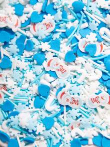 85 g/3 uncje, posypka cukrowa do dekoracji świątecznych, mieszanka posypek do dekoracji pieczonych ciast, babeczek, ciasteczek, lodów, nadaje się na imprezy bożonarodzeniowe i noworoczne, artykuły świąteczne, ozdoby świąteczne, piżamy świąteczne, prezenty świąteczne, dekoracje świąteczne