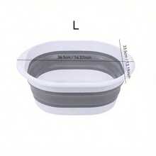 1pc Portable Foldable Wash Basin, Suitable For Home, Dorm And Outdoor Use - Thickened Plastic Folding Basin For Foot Washing And Handwashing - Must-Have Supplies For Dorm, RV, Bathroom - Multicolor - View 14