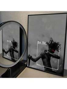 1pc Rap Pop Plakaty Płótno Malowanie Ścienne Sztuka Dom Salon Sypialnia Bar Kawiarnia Dekoracja Bez Ramy