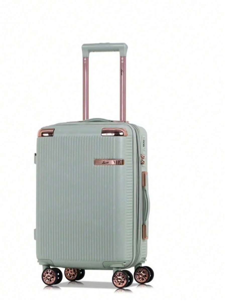 High Quality Carry-On Suitcase, 4 Double Wheels, 360 Degree Rotation, 9kg - Mint Green - View 1