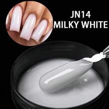 Jillnails 100克/50克 美甲延长胶 自流平延长胶 闪光亮片霓虹自然妆效 乳白色粉色美甲延长塑形 自流平中性胶 需使用UV/LED灯固化 - 彩色 - 查看 39