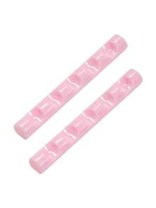 RANCAI 2pcs Nail Art Brush Holder, Pink Transparent 5-Slot Nail Art Brush Rack, Mini Portable Acrylic Stand, Nail Art Tool DIY Nail Sculpture Painting Pencil Brush Display Rack - Multicolor - View 14
