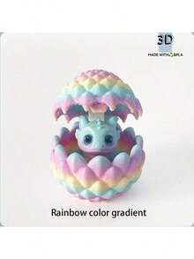 1 pieza Nuevo decoración de huevo de dragón 3D impreso 2025, figura de huevo de dragón, mini juego de huevo de dragón y dragón, regalo perfecto - regalo de cumpleaños - regalo para niño - regalo para niña - regalo de Halloween - regalo de Navidad