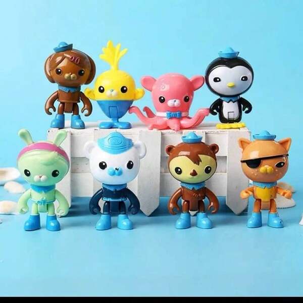 1 set ornament decorativ pentru coloană subacvatică, ornament pentru căpitanul din desene animate anime, cadou de petrecere, perfect pentru fani, prieteni și cadouri de familie (stil aleatoriu)