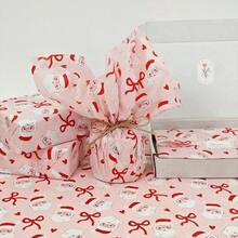 20pcs Christmas Gift Wrapping Paper, Party Decoration Art Paper, Suitable For Gift Packaging, Bouquet Packaging, Art Crafts, DIY, Packaging Bags, 4 Colors To Choose From - Multicolor - View 10