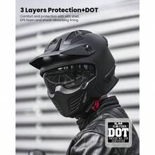 Casco abierto para motocicleta 34 medio para ciclomotor ATV Cruiser Scooter