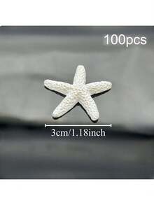 20pcs Resin Starfish Decorations, 1.18 Inch - Perfect For Weddings, Holidays, Home Crafts, Home Decor Ornaments & Accessories Best Gifts Birthday Graduation