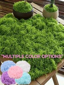 100g Décoration de mousse artificielle - Verdure réaliste, parfaite pour les micro-paysages, la décoration de fenêtre et les mises en page de conception. Cadeaux d'anniversaire, de remise de diplôme, décoration de jardin, plante d'extérieur, jardinage, fleurs artificielles