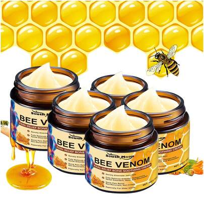 60g Honey & Mugwort Soothing Balm, Gentle & Non-Irritating, Alcohol-Free, Suitable For Knees, Elbows, Waist, Self-Heating, Relieves Fatigue, Relaxes Mind