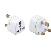 2 件英国旅行适配器，美国至英国旅行插头适配器，美国至迪拜苏格兰英国香港爱尔兰阿联酋旅行插头适配器（G 型），白色/黑色，标准（2 件装） - 彩色 - 查看 5