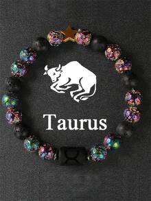 Friendship Bracelets Men Women Cool Gifts For Constellation Lover Aries Taurus Gemini Cancer Leo Virgo Libra Scorpio Sagittarius Capricorn Aquarius Pisces Present Sister Brother Boyfriend Girlfriend Vintage Streetwear Bangles