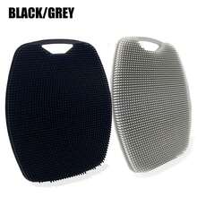 1 Stück weiches Silikon Peeling-Bürste, Rücken-Bürste, Körper-Reinigungsbürste, Dusch-Sanftmassage-Bürste, Badbedarf