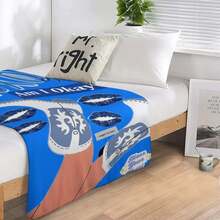 Megan Music Flannel Throw Blanket – Soft, Lightweight, All-Season Decorative Blanket For Couch Or Sofa With Vintage Pop Art Design, Machine Washable - Nhiều màu - Xem 7