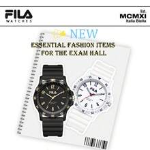 Relógio esportivo FILA Quartz – Relógio de pulso moderno estilo mergulhador, visual casual à prova d'água, design esportivo para homens e mulheres, uso diário e opção de presente - Tamanho Único - Ver 1
