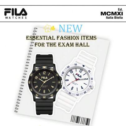  FILA 石英运动手表 - 潜水风格时尚腕表，休闲防水外观，男女皆宜的运动设计，日常佩戴和送礼之选