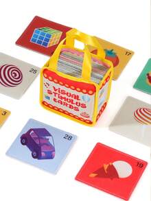 黑白视觉刺激婴儿软书，对比图案促进婴儿视觉发育，柔软面料，附赠收纳袋，早教中心认可的益智玩具，新生儿复活节礼物，男女皆宜的嘉年华/新年礼物