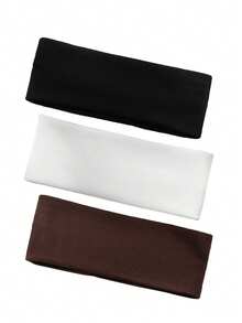 1/3/4 Pcs Casual Versatile Simple Solid Color Sports Headband Hair Band Turban Headband Sweatband Fall Winter Hair Accessories For Women For Vacation Outfits Woman Elegant Scarf Women Bandanas Soft Headwrap