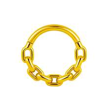 1PC 316L Surgical Stainless Steel Clip Helix Chain Nose Ring Earrings Cartilage Tragus Septum Rings Piercing Women Men Body Jewelry