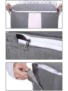 3 buc/1 buc saci pliabili pentru depozitarea hainelor, organizator de casă pentru haine, lenjerie de pat, pulovere, perne, depozitare dulap, cuburi de ambalare cu fermoar pentru bagaje, dulap, dormitor