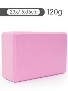 1pc Yoga Block - Latex-Free EVA Foam - Soft Non-Slip Surface Slanted Edges Yoga, Pilates, Meditation - Foam Yoga Brick Set For Stability, Balance, Deepening Stretches In Yoga Accessories