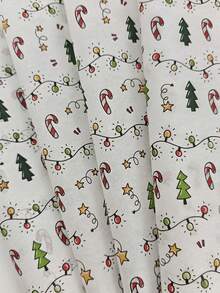 5/10/20 Pieces Of Christmas Light Pattern Thin Paper, Color (White), Christmas Tree, Candy, Stars -19.69 Inches * 13.78 Inches, Handmade Packaging Paper, Easy To Protect Items, Gift Box Filling, Party Decoration - Christmas Style Design, Durable Packaging, Holiday Packaging, Holiday Decoration, Party Packaging, Wedding Packaging, Gift Packaging, Essential Packaging Paper, Halloween, Christmas, Carnival