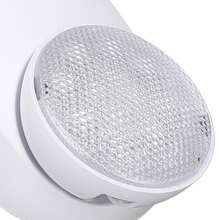 Adjustable Double-Ended LED Emergency Lighting Lamps, With Spare Battery - White - View 7