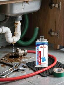 2pcs Epoxy Resin AB Glue Adhesive, Crack Filler For Ceramic, Pipe, Surface Repair, Strong Quick-Drying, Bonding Ceramic, Plastic, Stainless Steel, Wood, Metal, Stone, Waterproof, Heat-Resistant, Multi-Purpose Cold Welding Agent