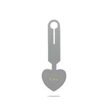 1pc Creative Heart-Shaped Boarding Pass Luggage Tag, Writable Leather Luggage Tag, Advertising Gift, Boarding Information Tag, Personalized Customization, Name Design, Letter Upper And Lower Case Tags, Flip Tag, Anti-Loss Luggage Tag, Christmas Gift, Saudi National Day Gift, Customized Exclusive Gift For Loved Ones, Family And Friends,New Year Glamour - Multicolor - View 7