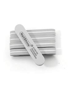 10 件装可水洗迷你海绵指甲锉，100/180 粒度 - 灰色 - 查看 6