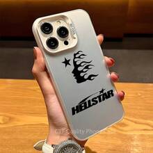 H-HellstarS Fashion Logo Phone Case For Apple 12 13 14 15 16Pro Max Plus Protect Plating Phone Cover - z6 - 查看 2