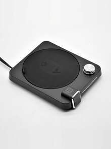 2024 H13 New Smart Constant Temperature Heating Coaster Multi-Functional Temperature And Time Adjustable 40W Warm Coaster Is Perfect For Desks And Dormitories - EU C Type Plug(220-240V) - View 8