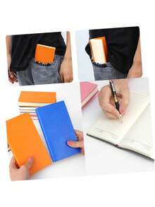 1 Stück tragbarer Taschenkalender Planer aus PU Leder, Studententagebuch, Büropersonal