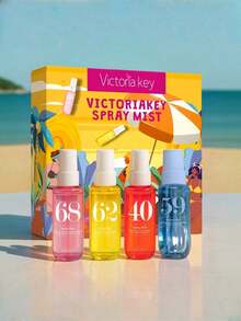 1/4pcs Brazilian Collection Spray Mist With Gift Box, Limit Edition Aromatherapy Indoor, Outdoor Air Freshener Fragrance Multi-Layered Heightened State Of Bliss Spray With Long Lasting Natural Fresh Charming Essentials, Releasing Elegant Janeiro Vanilla Coconut Floral Fruity Citrus Wood Aquatic Ocean Sea Scent For Dating, Party, Gathering, Traveling, Holiday, Home, Hotel, Office, Ideal Gift For Family, Relatives And Friends