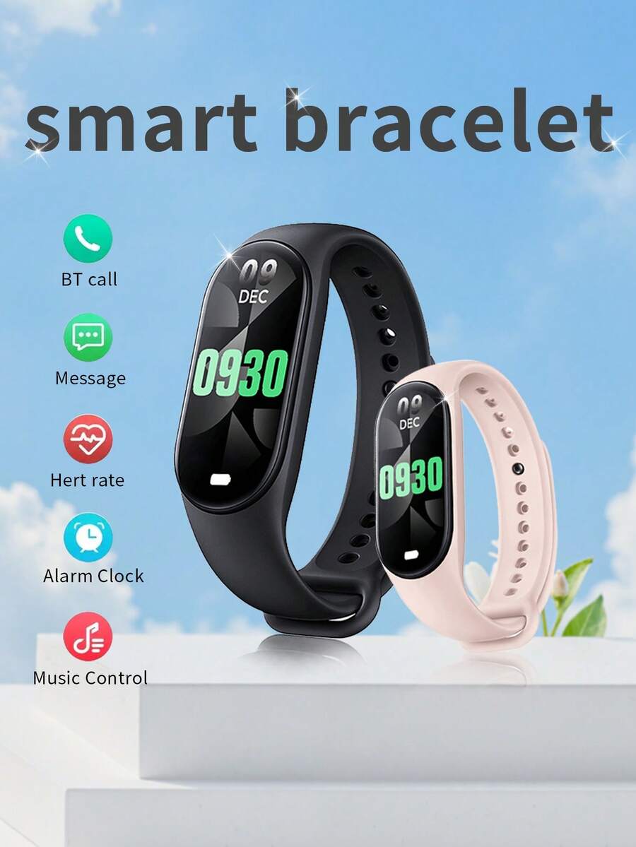 Smart Wristband, Used For Sports, Heart Rate, Blood Pressure, Sleep Monitoring, Gait Health Monitoring, Information, Electronic Wristbands, Gift Giving, Holiday Gifts - Multicolor - View 1