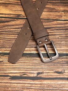 1pc Men's Snake Skin Pattern Belt, Fashionable Streetwear For Commuting Autumn-Winter Accessories,Suitable For Teens, Youth,Men,Casual, Outdoor, Athletic, Vacation, Graduation Gifts, Birthday, Daily Wear - Multicolor - View 7