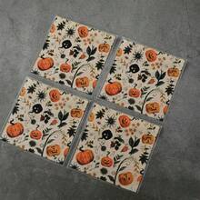 Self-Sealing Halloween Candy Bags - Moisture Proof Treat Pouches For Party Favors, Cookie Packaging & DIY Holiday Gift Wrapping (50-Pack)