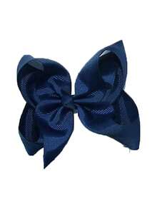 21pcs/Set Navy Blue Grosgrain Uniform Hair Bows Hair Clips Headband Hair Ties Set Hair Accessories For Little Toddler School Girls