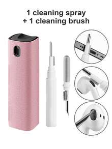 15毫升无刮痕屏幕清洁液，配超细纤维清洁布，适用于所有智能手机、笔记本电脑和平板电脑屏幕，不留残胶。便携式屏幕清洁套装，也适用于车载显示屏、智能手机和平板电脑。