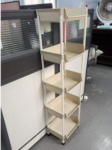 1 Xe đẩy lưu trữ có bánh xe, Giá lưu trữ nhiều tầng đơn giản, mỏng, độc lập, Kệ sách nhỏ hẹp, Xe đẩy đa năng gắn tường, Giá lưu trữ nhiều tầng cho nhà bếp, phòng tắm, Thích hợp cho phòng khách, phòng ngủ, phòng học, kệ lưu trữ - Nhiều màu - Xem 6