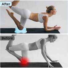 1pcsYoga Knee Pads. Yoga Knee Cushion Thick Exercise Pads For Knees Elbows Wrist Hands Head Foam Pilates Kneeling Pad - Baby Blue - View 6