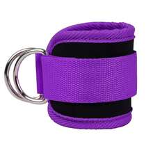 1pc Comfortable Padded Adjustable Ankle Strap With D-Ring, Resistance Band For Fitness Gym Leg & Butt Workout Accessory, Unisex Foot & Leg Support Gym Accessories, Sports, Gym, Home Workout - Multicolor - View 15