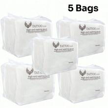 Professional Tattoo Makeup Remover Wipes: SPA-Grade Quality, Hygienic & Soft, Effectively Removes Tattoo Ink And Makeup - Suitable For Salon And Home Use. - White - View 11