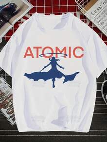 The Eminence In Shadow T Shirt Men Shirts Quality Summer Top Tshirts Short Sleeves Tees T-Shirt - trắng - Xem 1