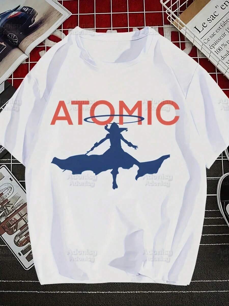 The Eminence In Shadow T Shirt Men Shirts Quality Summer Top Tshirts Short Sleeves Tees T-Shirt - trắng - Xem 1