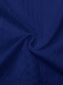 Women's Clothing For Fall & Winter: Zipper Textured Pullover Sweatshirt, Casual Solid Color Long Sleeve Sweatshirt, And Cable Texture Quarter-Zip Sweatshirt. These Casual Long-Sleeve Pullovers Are Soft & Cozy, Making Them Gift For Women.  Active Wear Women   Summer  Gym Mujer  Gym Mujer  Workout Clothes For Women  Sweatshirts For Women  Women's All Season Clothes Women's Spring Clothes Women's Summer Clothes Women's Year Round Outfits Spring Fashion For Women Summer Fashion For Women - 藍色 - 查看 3